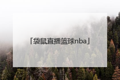 「袋鼠直播篮球nba」袋鼠直播篮球有中文吗